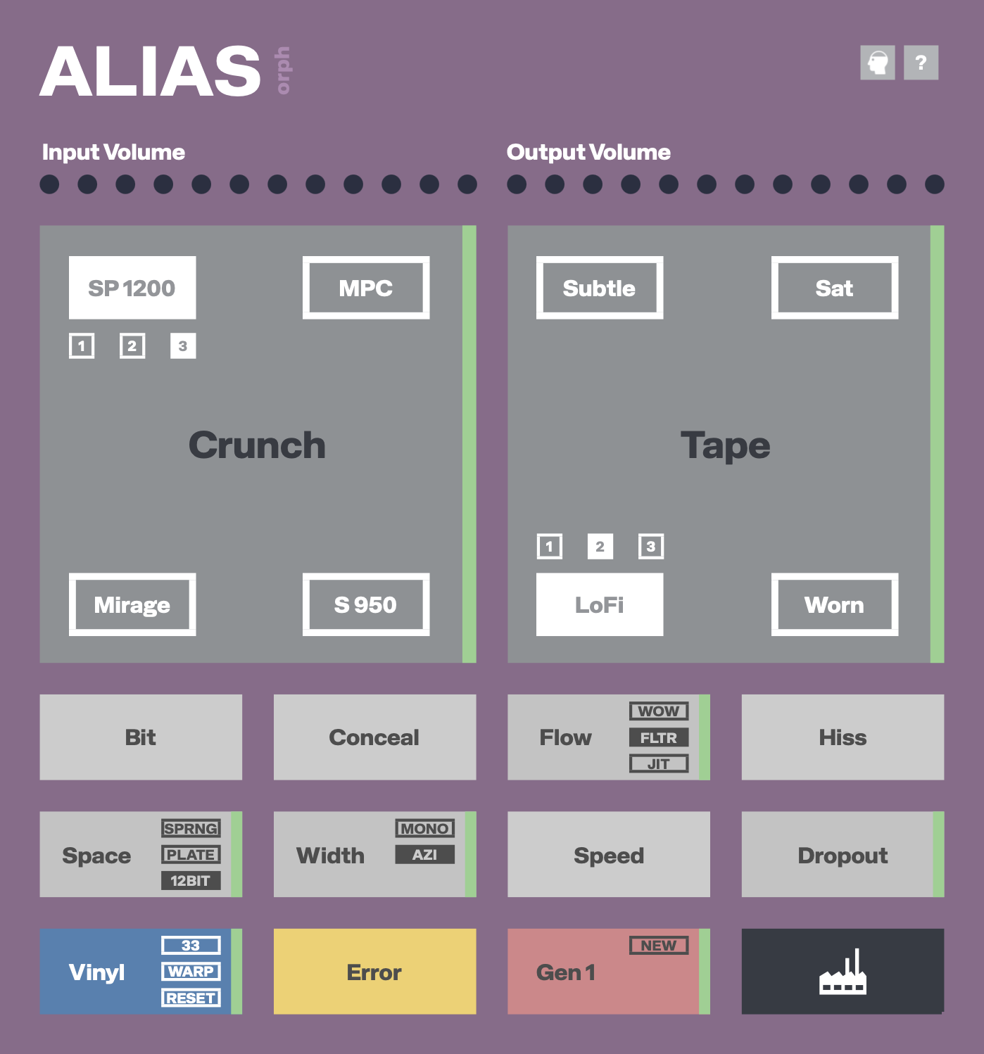 ALIAS — plugin window