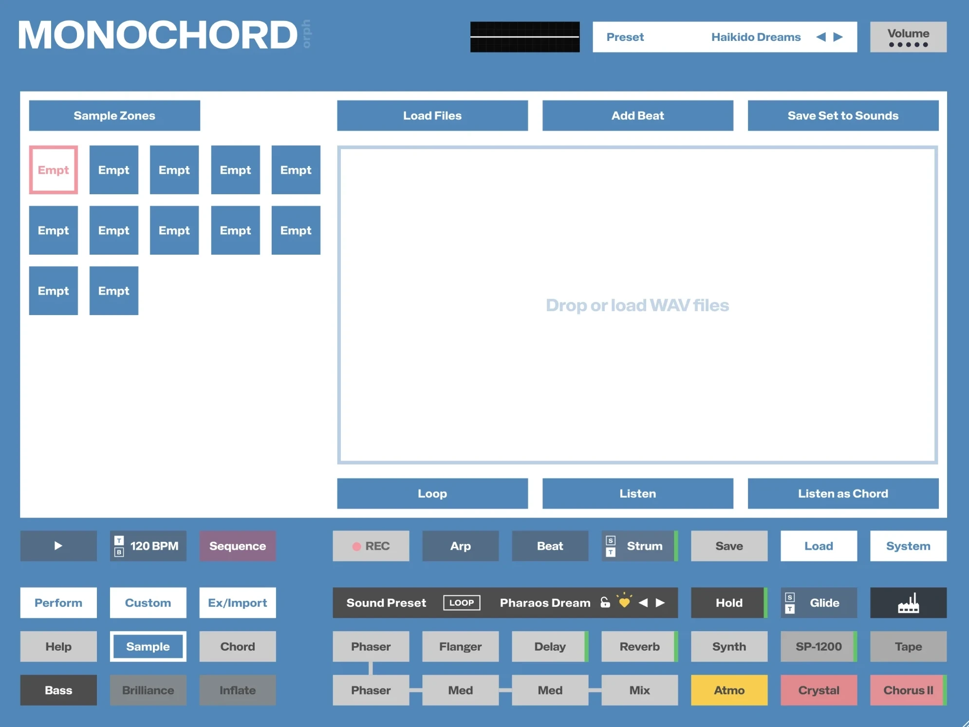 MONOCHORD – Sample Import